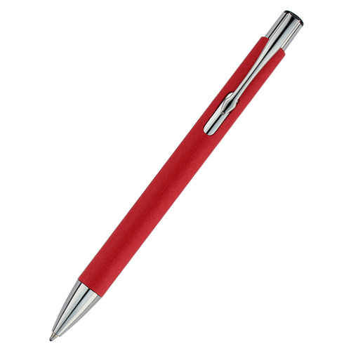 Ручка &quot;Ньюлина&quot; с корпусом из бумаги, красный