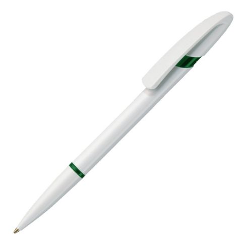Ручка шариковая NOVA R, белый/темно-зеленый#, белый с зеленым