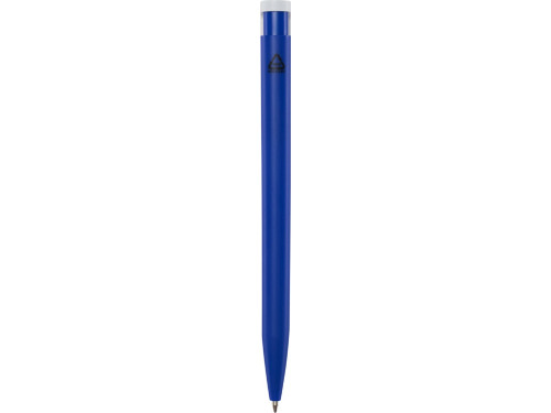 Шариковая ручка Unix из переработанной пластмассы, черные чернила - Ярко-синий