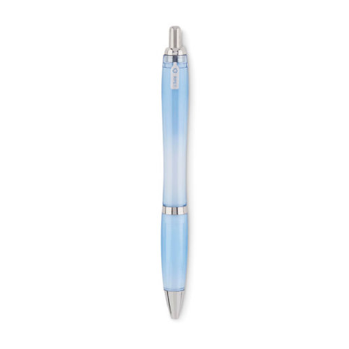 Ручка шариковая (светло-голубой прозрачный)