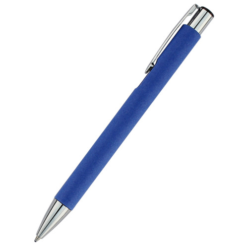 Ручка &quot;Ньюлина&quot; с корпусом из бумаги, синий