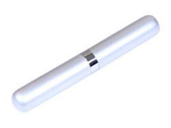 Пенал G06 в виде тубы для ручки, серебро