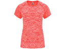Спортивная футболка женская Austin, меланжевый неоновый коралловый