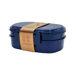 Ланчбокс (контейнер для еды) Grano из пшеничного волокна, синий