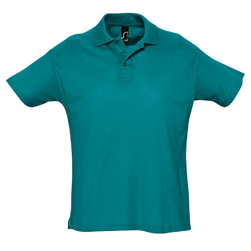 Рубашка поло мужская SUMMER II 170  (лазурный синий)