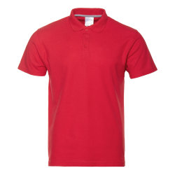 Рубашка поло мужская STAN хлопок/полиэстер 185, 04, красный