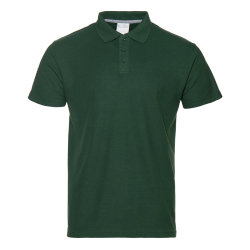 Рубашка поло мужская STAN хлопок/полиэстер 185, 104, тёмно-зелёный