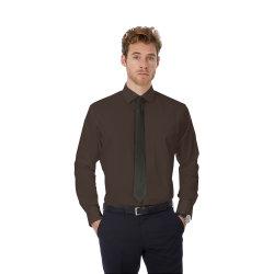 Рубашка мужская с длинным рукавом Black Tie LSL/men, кофейный