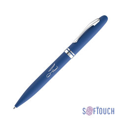 Ручка шариковая "Moon", покрытие soft touch, темно-синий
