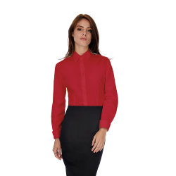 Рубашка женская с длинным рукавом Heritage LSL/women, темно-красный