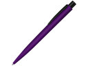 Ручка шариковая металлическая LUMOS M soft-touch, фиолетовый/черный