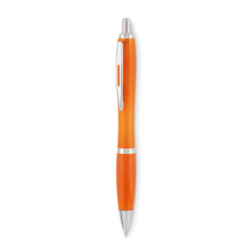 Ручка шариковая (прозрачно-оранжевый)