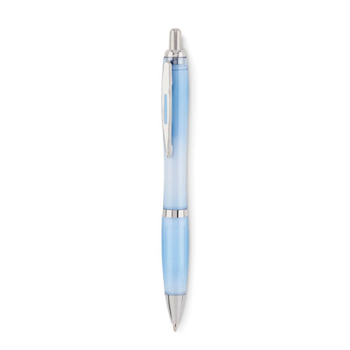 Ручка шариковая (светло-голубой прозрачный)